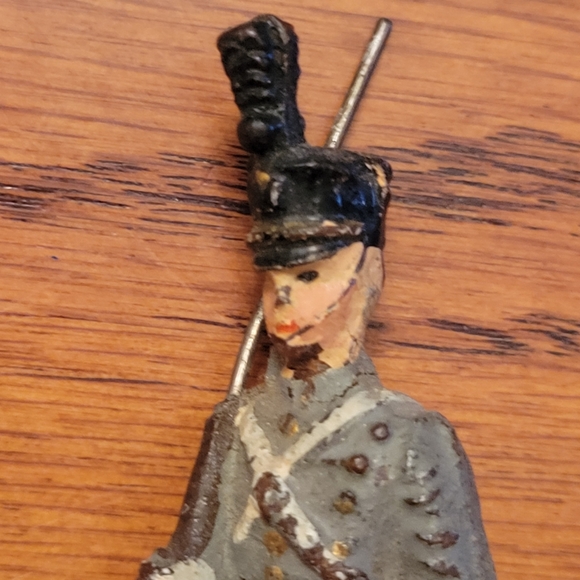 Vintage Lineol Germany Miniature Soldier ~ 1930s(?) ~ Antique ~ Military ~ - Picture 10 of 15